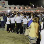 Marchan cristianos en pro de la familia en Cancún