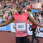 Usain Bolt le da la gloria a Dios