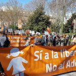 Marchan por la “libertad de expresión” en Madrid.