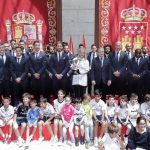 El Real Madrid festeja la Liga en el ayuntamiento