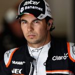 Checo Pérez abandonó el GP de Azerbaiyán