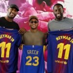 Neymar recibe visitas de primer nivel