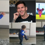 Messi publicó un video de su hijo cantando y recibió un polémico comentario de Piqué