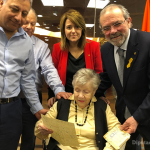 Una sobreviviente del Holocausto recibe una carta desde Lleida en 1944