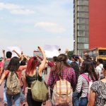 Estudiantes de la UNAM protestan en contra de la violencia