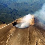 Aumentan dimensiones del cráter del Popocatépetl